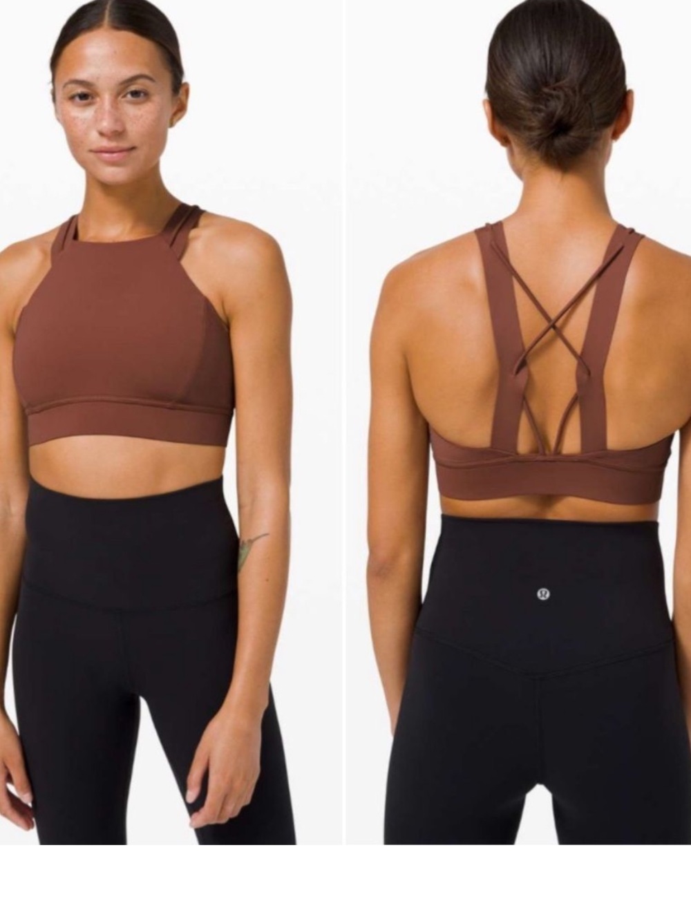 Lululemon Size 6 W2CNUS Strong at Heart Bra Medium Support Ancient Copper